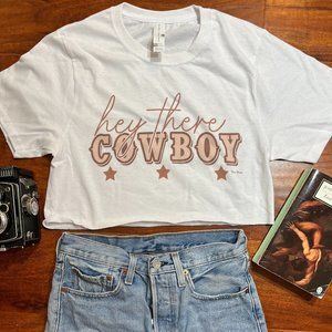 Hey There Cowboy Crop Top